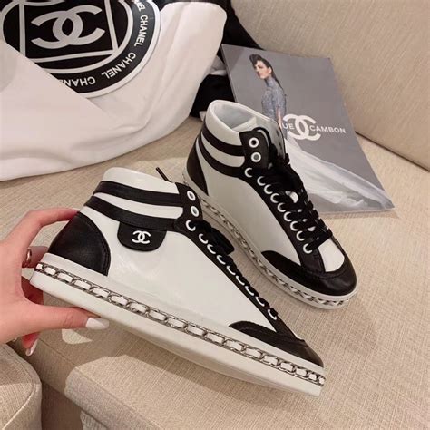 chain link sneakers chanel